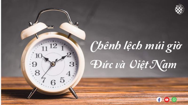 Biểu đồ hoặc hình ảnh minh họa sự chênh lệch giờ giữa Việt Nam và các múi giờ chính của Mỹ, có tính đến DST.