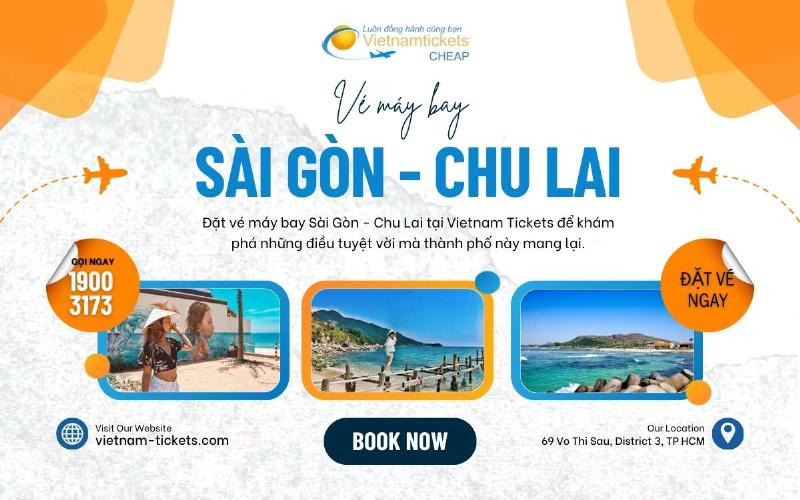 Chọn máy bay cho chuyến đi Chu Lai Sài Gòn giúp tiết kiệm thời gian hiệu quả