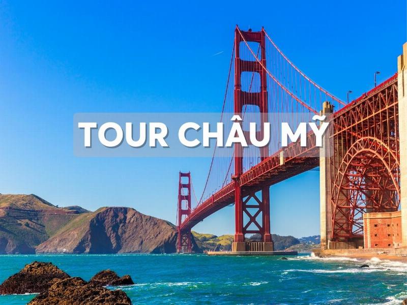 Bức ảnh ghép hoặc minh họa các cảnh quan địa lý đa dạng của Châu Mỹ: núi (Andes hoặc Rocky), rừng nhiệt đới (Amazon), sa mạc, bãi biển Caribe.