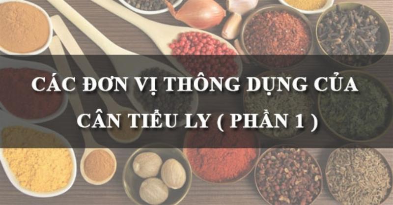Hình ảnh minh họa các đơn vị đo lường vàng thông dụng, có thể bao gồm cân tiểu ly điện tử và các ký hiệu gram, chỉ, cây