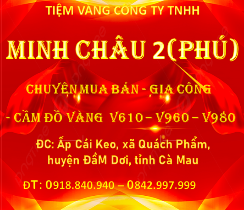 Bảng giá vàng SJC Cà Mau cập nhật hàng ngày