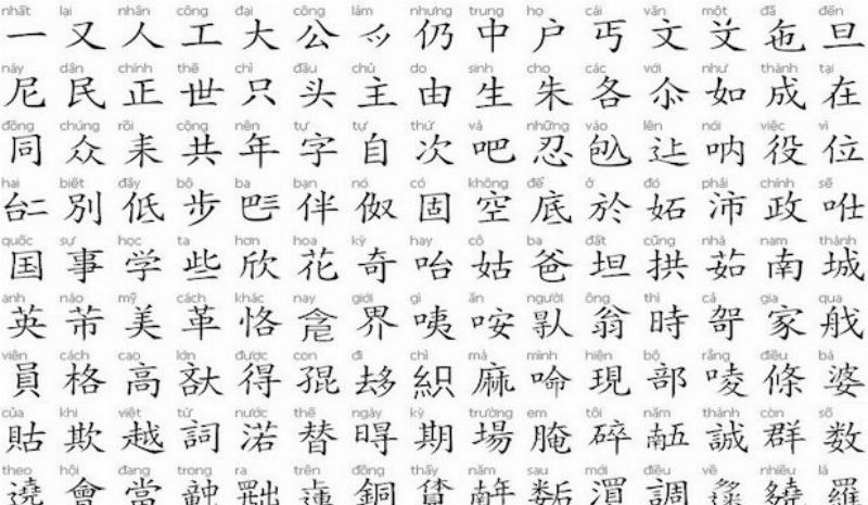 Hình ảnh một người đang luyện viết các ký tự trong bản chữ cái tiếng Nhật giúp ghi nhớ sâu hơn