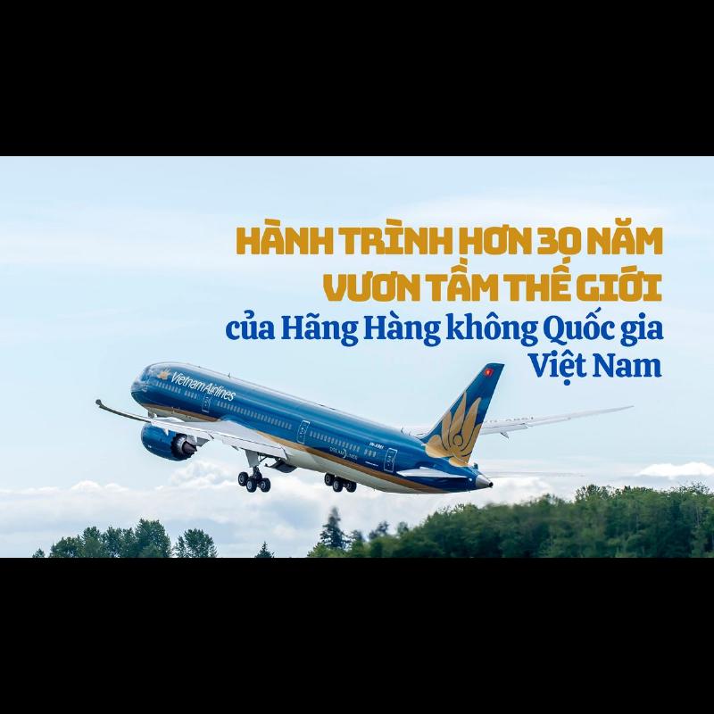 Hình ảnh sân bay hiện đại với nhiều máy bay mới, bầu trời sáng, biểu tượng cho sự phát triển và mở rộng các chuyến bay thẳng