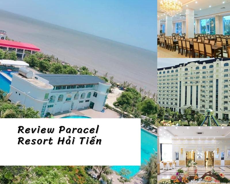 Một gia đình đang xây lâu đài cát trên bãi biển Hải Tiến