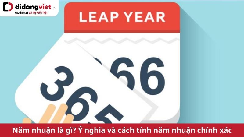 Sơ đồ quy tắc tính năm nhuận theo lịch Gregorian giải thích cách xác định năm nhuận chính xác